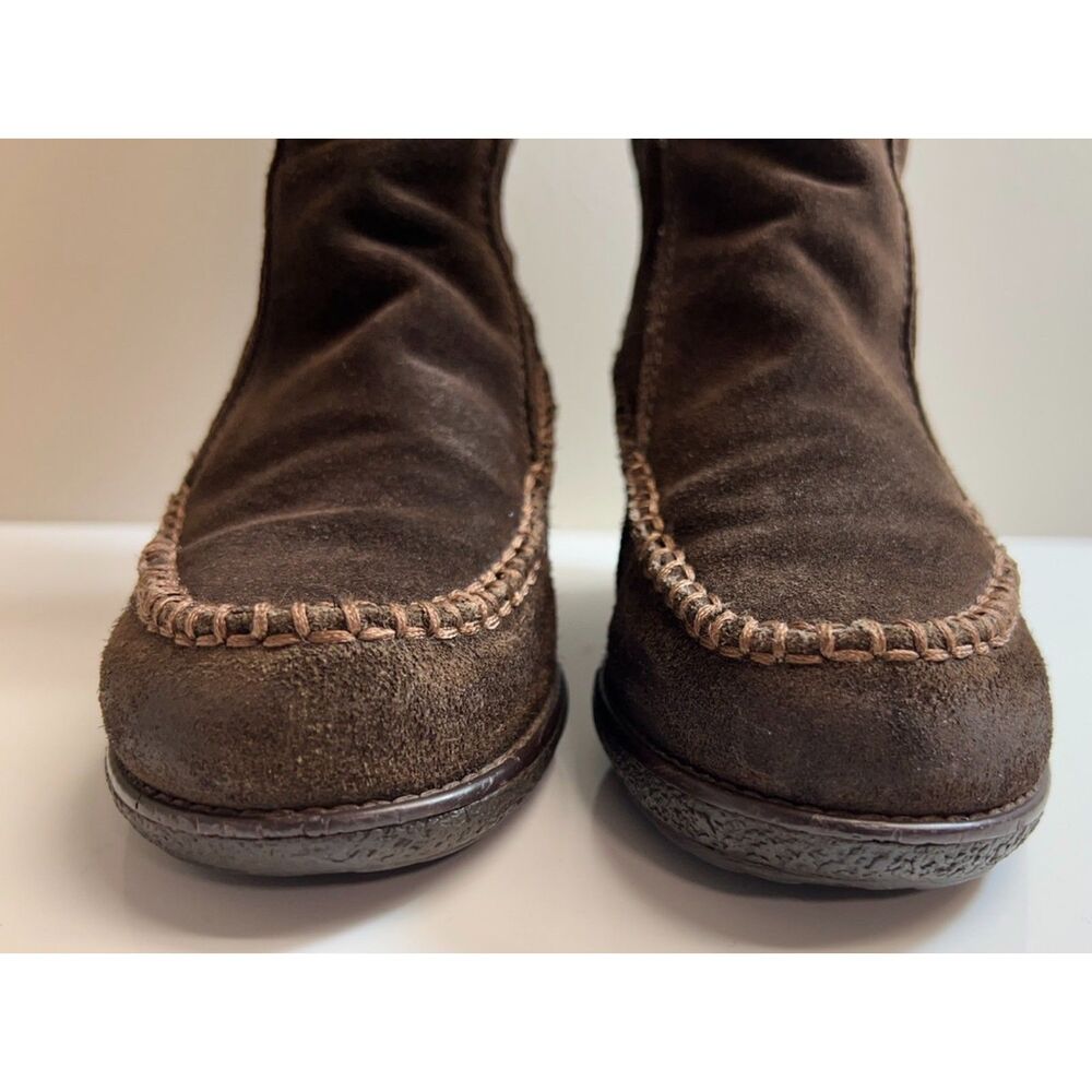 Earth Spirit Freesia mid-calf brown suede boots. Size 38. - Picture 2 of 8